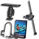 Kaikuluotainten jalustat ja kiinnikkeet