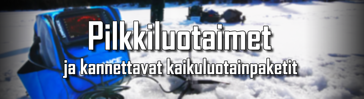 Pilkkiluotaimet ja kannettavat kaikuluotainpaketit - tuoteryhmän kuva