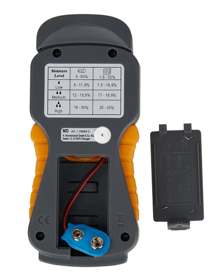Brennestuhl MD Kosteusmittari puupinnoille ja rakennusmateriaaleille - Elektroniset mittalaitteet - 45-1298680 - 2