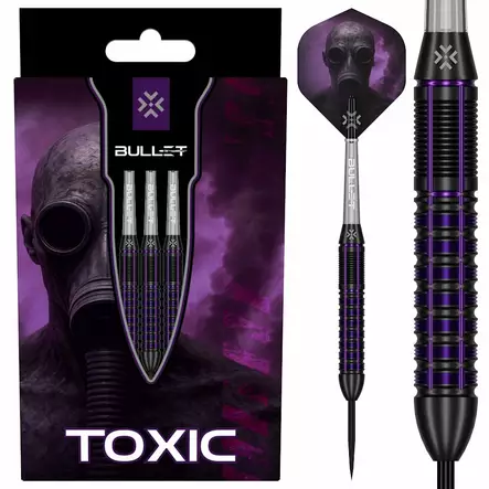 Bullet Toxic Brass Darts Steel Tip 23 Grams - Bullet Darts Tikat - BT1100280 - 1
