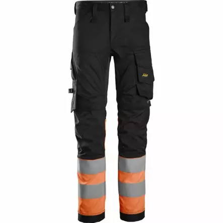 Snickers HighVis LK1 Stretch Housut, Oranssi - OUTLET! Laatukamaa poistohinnalla! - 63340455050 - 1