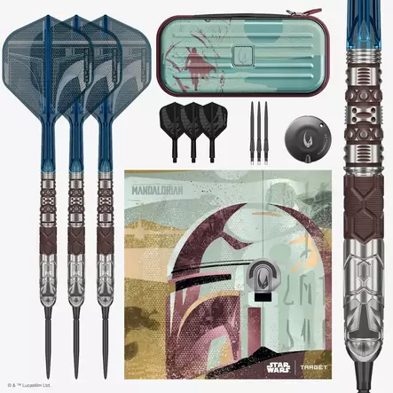 Target Star Wars Mandalorian Swiss Point 95% Dartstikat - Target Darts Tikat - 190840 - 1