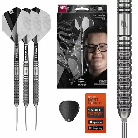 Target Beau Greaves G1 Swiss Point 90% Dartstikat - Target Darts Tikat - 190670 - 1