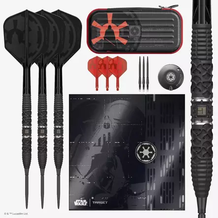 Target Star Wars Darth Vader Swiss Point 95% Dartstikat - Target Darts Tikat - 190780 - 1