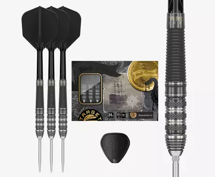 Target Japan Black Marque Armageddon Swiss Point 90% Steel Tip Dartstikat - Target Darts Tikat - 190520 - 1