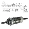 SHIMANO 3-v (SG-3C41) sisäkokoonpanosarja - Polkupyörän varaosat - 64300 - 1