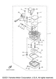 Yamaha kaasuttimen rikastimen suojakumi - Yamaha Polttoainevaraosat - 65W143730200 - 2