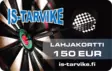 IS-Tarvike Lahjakortti | Darts - Fyysiset lahjakortit - LAHJAK-DARTS-30 - 1