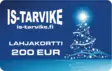 IS-Tarvike Lahjakortti | Joulu - Fyysiset lahjakortit - LAHJAK-JOULU-30 - 1