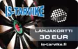 IS-Tarvike Lahjakortti | Darts - Fyysiset lahjakortit - LAHJAK-DARTS-30 - 2