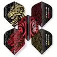 Red Dragon Jonny Clayton Hardcore Flight Collection Darts Sulat - Dartstikan irtosulat - X0800 - 2