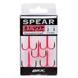 BKK Spear-21 UVP Kolmihaarakoukku UV Pink - Irtokoukut ja painot - A-ET-6080 - 2