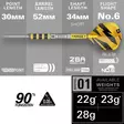 Target Buzz 01 Swiss Point 90% darts-tikat - Target Darts Tikat - 190860 - 2