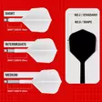 Target K-Shift White NO6 Pyörivät Dartsulat - Kiinteäsulkaiset varret - 410540 - 5