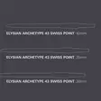 Target Swiss Points Elysian Archetype 43 Silver Dartskärjet - Darts Kärjet - 340330 - 4