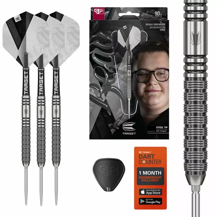 Target Beau Greaves G1 Swiss Point 90% Dartstikat - Target Darts Tikat - 190670 - 1