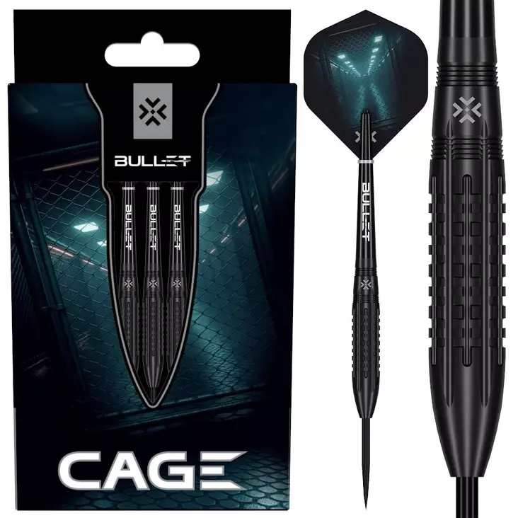 Bullet Cage Darts 90% Tungsten Dartstikat - Bullet Darts Tikat - BT1200040 - 1