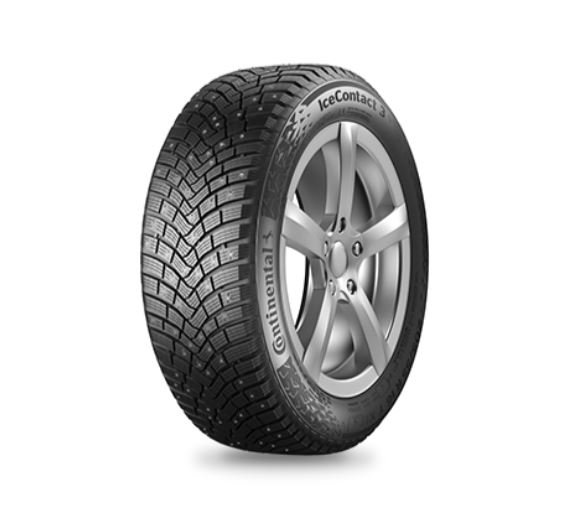 Continental 205/60R16 96T XL IceContact 3 TA Nastarengassetti asennettuna - Talvirenkaat - 03473810000 - 1