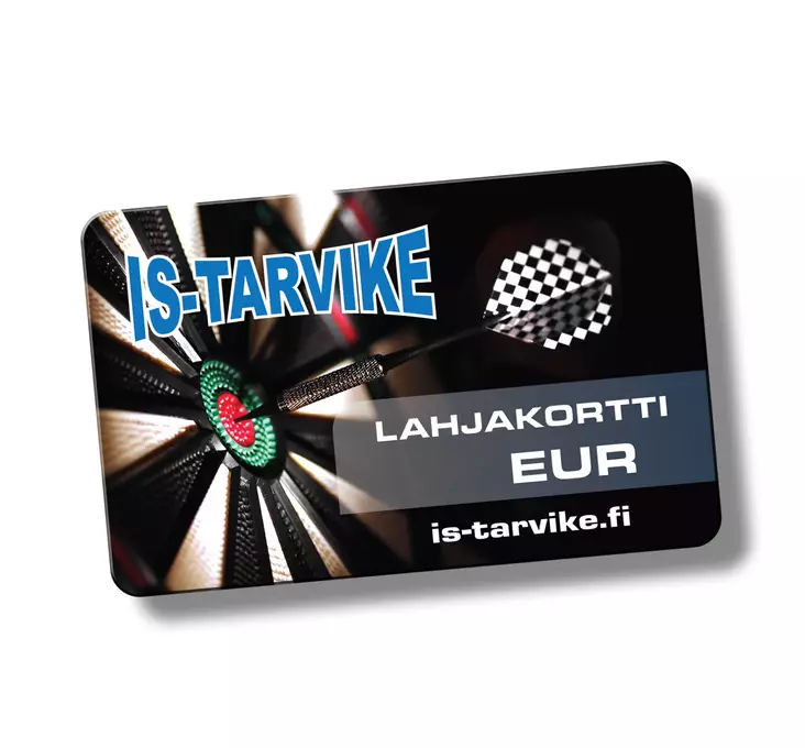 IS-Tarvike Lahjakortti | Darts - Fyysiset lahjakortit - LAHJAK-DARTS-30 - 1