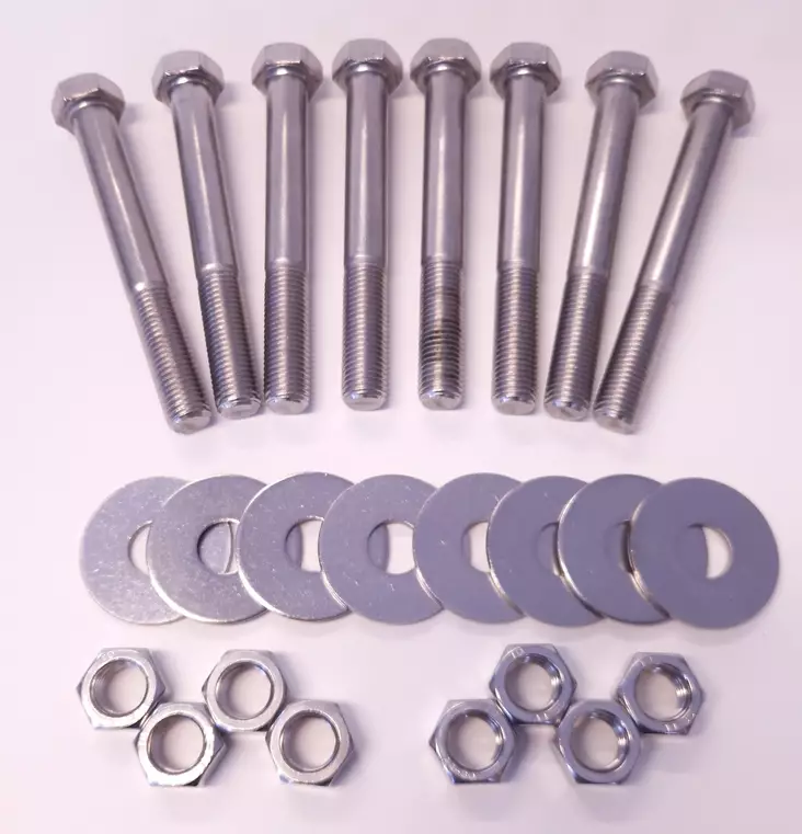 Laiturin pultit, mutterit ja prikat - Venekiinnikkeet ja pientarvikkeet - A4-16X130 - 1