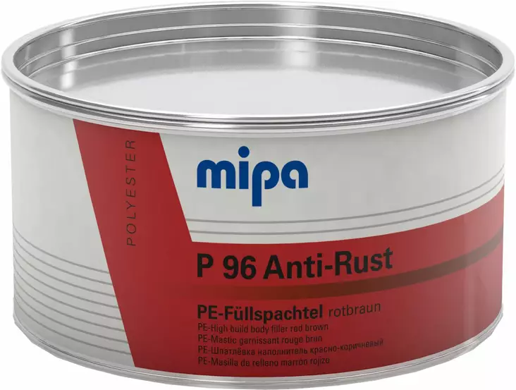 Mipa P 96 Anti-Rust täyttökitti ruosteenestolla | punaruskea | 2kg - Pohjamaalit ja Kitit - 293320000 - 1