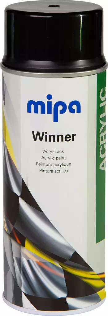 Mipa Winner Spraymaali Kiiltävä Musta - Spraymaalit - 216011200 - 1