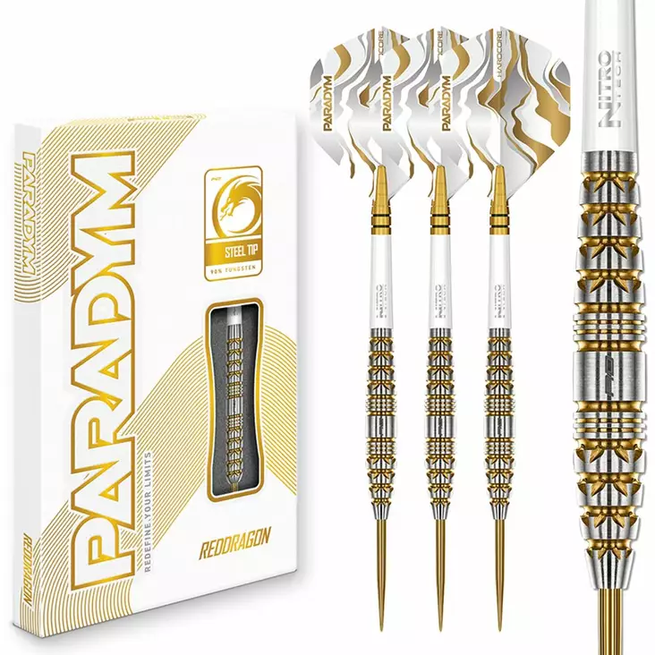 Red Dragon Paradym Gold Torpedo 90% Dartstikat - Red Dragon Darts Tikat - RDD2970 - 1