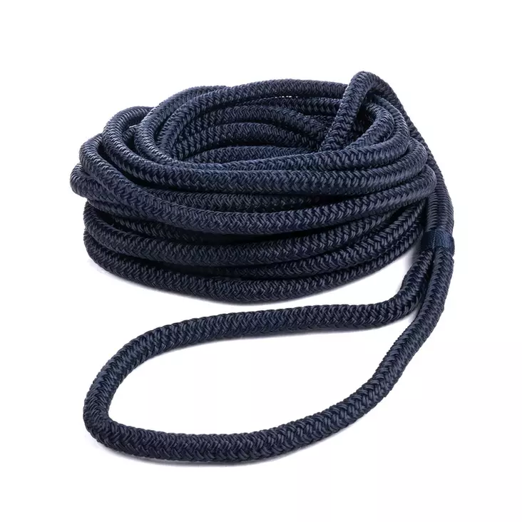 Qvarken Dockline 12mm Navy Sininen Kiinnitysköysi silmukalla | 6m - Lepuuttajat ja köydet - 102-03-0040 - 1