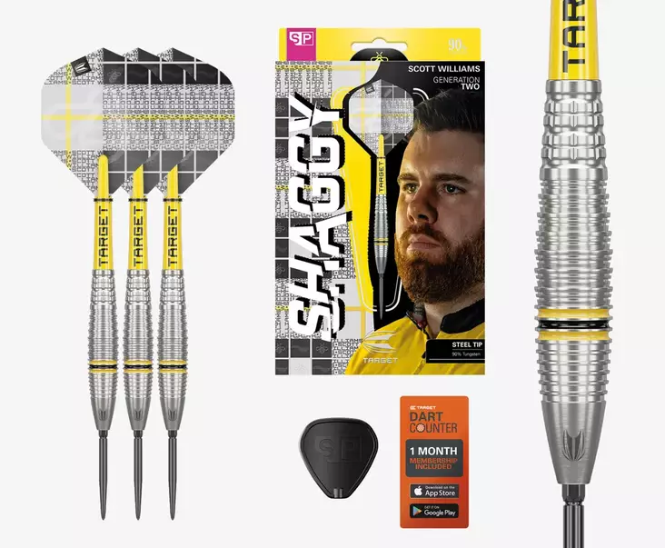 Target Scott Williams G2 Swiss Point 90% Dartstikat - Target Darts Tikat - 190430 - 1