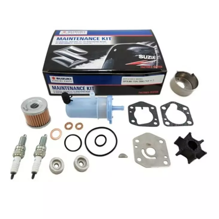 Suzuki huoltosarja DF9.9B / DF15A / DF20A (2013–) - Suzuki OEM Perämoottorin Huoltosarjat - 17400-89812-000 - 1