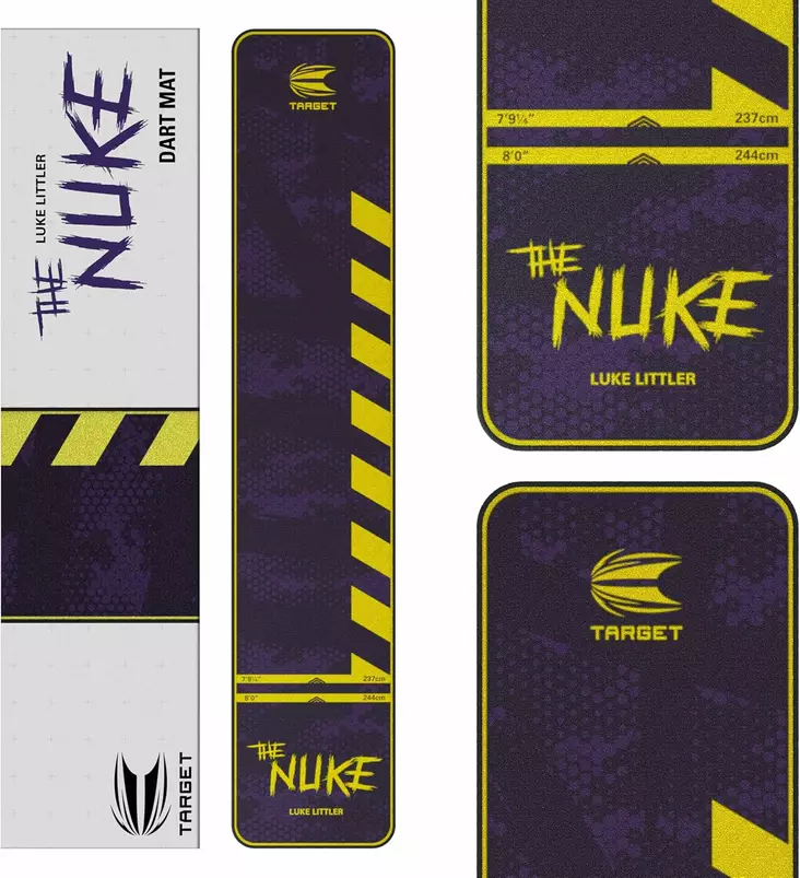 Target Luke "the Nuke" Littler Dartsmatto - Darts lisävarusteet - 440090 - 1