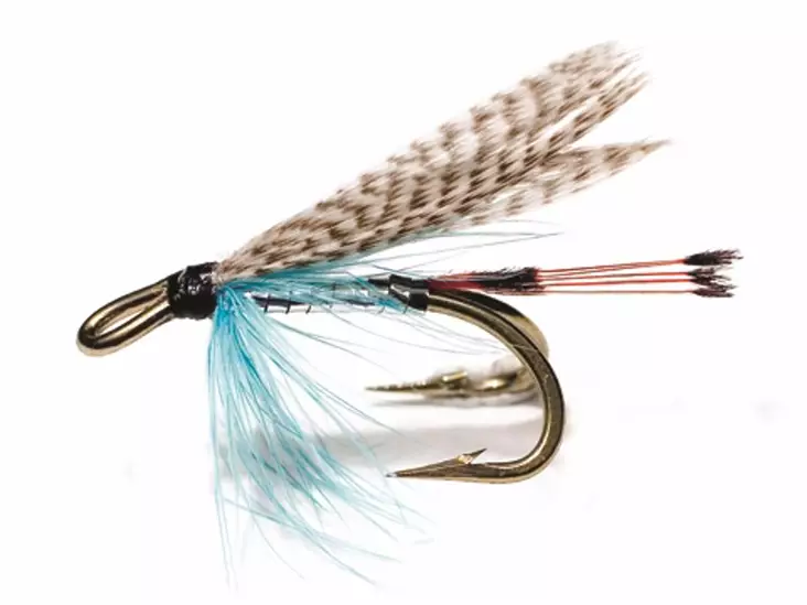 Telemarkskongen Silver/Blue Mustad Perho - Perhot ja perholajitelmat - FL51010 - 1