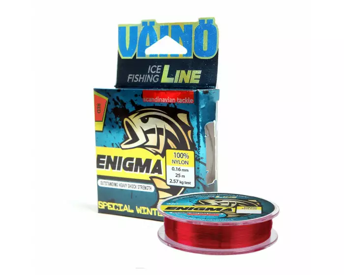 Väinö Enigma 25m punainen Pilkkisiima - Pilkkisiimat - 309-14010 - 1