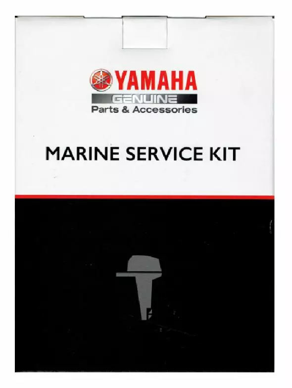 Yamaha huoltosarja F115B F130A - Yamaha OEM Perämoottorin Huoltosarjat - KIT60400BAS0 - 1