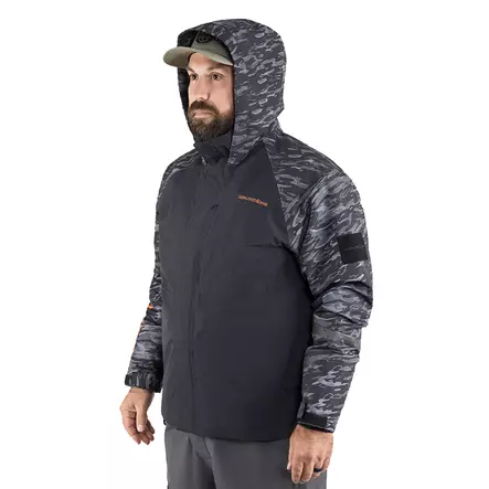 Grundens Transmit X Jacket Blackbeard Camo Kalastustakki - Grundens Kalastusvaatteet - 0840316359351 - 2