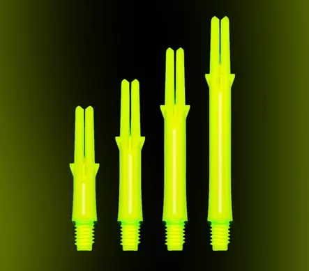 L-SHaft Locked Straight SP Neon Yellow 130 - Dartstikan varret - SL1161 - 1