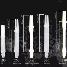 L-Style L- Locked Straight Black Dartsvarret - L-Style varret ja lisätarvikkeet - SL5001 - 2