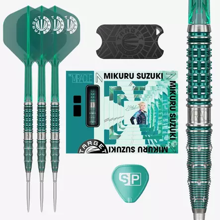 Target Japan Mikuru Suzuki The Miracle G7 Swiss Point 95% Steel Tip Dartstikat - Target Darts Tikat - 191011 - 1