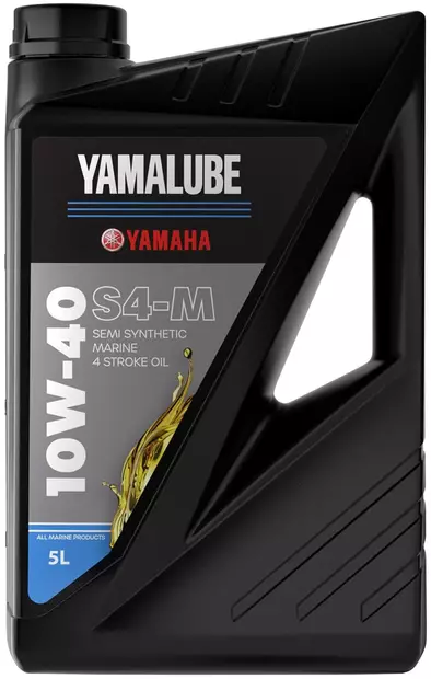 Yamalube S4-M Semi Synthetic 10W-40 moottoriöljy 5 l - Yamaha OEM Öljyt ja Kemikaalit - YMD630600501 - 1