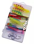 Baitfish 8cm Dark Water Kit 12 jigiä + 3 jigipäätä - Patriot jigit - PBF8-KIT-01 - 2