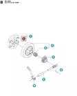 Husqvarna Kytkimenjousi - Husqvarna pienkoneiden varaosat - 5373591-01 - 2
