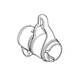 Husqvarna 5229208-01 alkuperäinen narun kiinnike eli Cord Bracket, varaosa Husqvarna 535FBX -oksasahaan - Raivaussahat / Trimmerit - 5229208-01 - 1