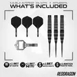 Red Dragon Sable Black Bomb Switch Point 90% Dartstikat - Red Dragon Darts Tikat - RDD3031 - 5