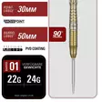 Target Japan Black Marque Enzo Swiss Point 90% Dartstikat - Target Darts Tikat - 191031 - 3