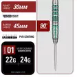 Target Japan Black Marque Pierce Swiss Point 90% Dartstikat - Target Darts Tikat - 191021 - 3