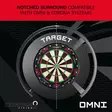Target Notched Black darts-taulun suojarengas - Dartstaulun seinäsuojat - 440261 - 3