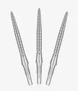 Target SWISS STORM QUARTZ POINT SILVER 30MM 2024 - Darts Kärjet - 340121 - 1