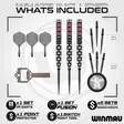 Winmau Fornax Tapered Switch Point 90% Dartstikat - Winmau Darts Tikat - 1553-21 - 4