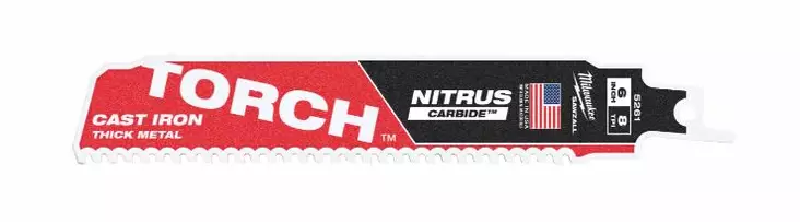 Milwaukee Heavy Duty TORCH™ NITRUS CARBIDE™ Puukkosahan purkuterä | 150/8T - Puukkosahan terät - 48005261 - 1