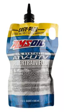 Amsoil Synthetic ATV/UTV Powertrain Fluid 946ml - Vetopyörästö ja Vaihteisto öljyt - 55-664-001 - 1